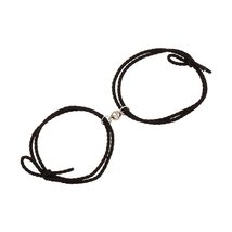 2Pcs/set For Lover Friend Adjustable Charm Pendant Magnetic Bracelet Braid Rope  - £7.60 GBP+