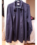 J Crew Men’s Long Sleeve Dress Shirt Navy Medium  - $760.27 MXN
