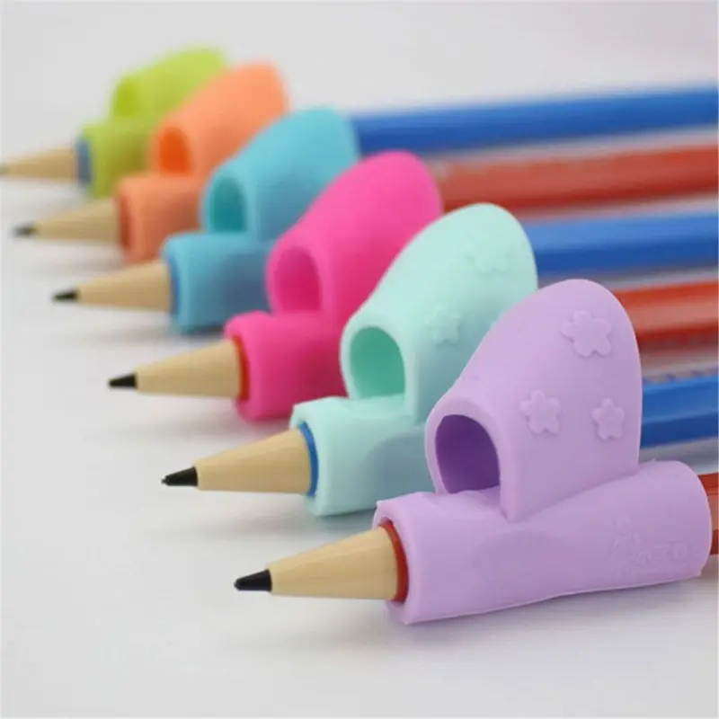 6pcs Writing Corrector Pencil Grip Montessori Toys for Children Kids Lea... - £6.29 GBP