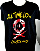 All Time Low  T-Shirt Size Medium Hustlers Heart Club Rock Band Black - £12.31 GBP