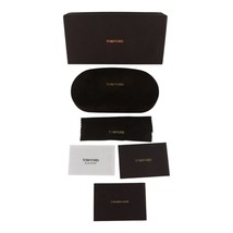 Tom Ford Eyeglasses Sunglasses Case, Box, and Cleaning Cloth Brown Set - £15.89 GBP