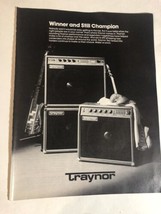 1993 Traynor Print Ad Advertisement  Vintage PA4 - £3.87 GBP