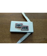 Silver Tone Money Clip with Nail File - $8.17 CAD