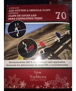 LED 70 gutter shingle clips new traditions - £12.50 GBP