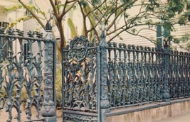 Cornstalk Fence New Orleans Louisiana LA Postcard C36 - £2.38 GBP