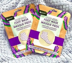 B-Pure Foot Masks ~ Lavender Scent ~ Lot of 2 - £6.18 GBP