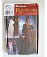 Simplicity 9533 RENAISSANCE Size L/XL Blouse Skirt Overskirt Hat UNCUT P... - $467.06 MXN