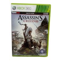 Assassins Creed 3 III Microsoft Xbox 360 Game + Manual - £3.65 GBP