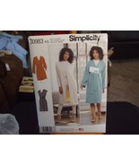 Simplicity S0983 Misses Lined Coat or Vest in 2 Lengths Pattern - Size 8-16 - £8.63 GBP