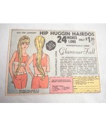 1969 Color Ad Hip Huggin Hairdos Glamour Fall, M.D. Industries, E. Orang... - $10.96 CAD