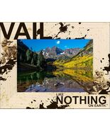Vail Colorado with ATV's Laser Engraved Wood Picture Frame Landscape (8 ... - $53.99