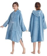 Hiturbo Kids Towel Changing Robe: Soft Plush Wearable Blanket - $418.15 MXN