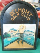 Great Wood Wall Plaque Belmont Golf Club - £17.92 GBP