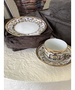 CHRISTIAN DIOR RENAISSANCE  2 NEW CUPS &amp; SAUCERS -  4 PIECES - $186.12