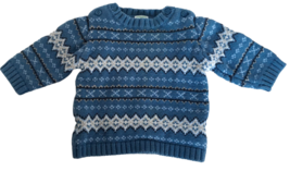Gymboree Nordic Sweater Baby Boys 3-6M Holiday Magic Winter Layette Warm Knit - £14.37 GBP
