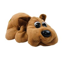 Pound Puppies Brown Laying Dog Stuffed Animal Plush Toy Pet Collectible 2007 - £9.34 GBP