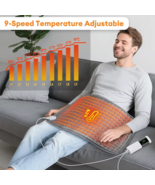 Electric Heating Pad for Back and Shoulders with Adjustable Heat - $29.99