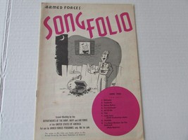 Armed Forces Song Folio Monthly Sheet Music Booklet June 1952 - £3.90 GBP