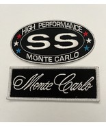 CHEVY SS MONTE CARLO SEW/IRON ON PATCH EMBROIDERED EMBLEM BADGE CHEVROLET NHRA - $14.84