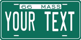 Massachusetts 1966 License Plate Personalized Custom Car Bike Motorcycle Moped - £8.21 GBP+