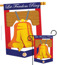 Freedom Bell - Applique Decorative Flags Set S111048-P2 - £46.28 GBP