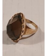 Sterling Silver Gold Layered Ring Marked OT 925 Turkey - $25.00