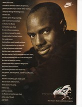 Nike Vintage Magazine Print Ad featuring Mike Powell Olympic Silver Medalist - £3.91 GBP