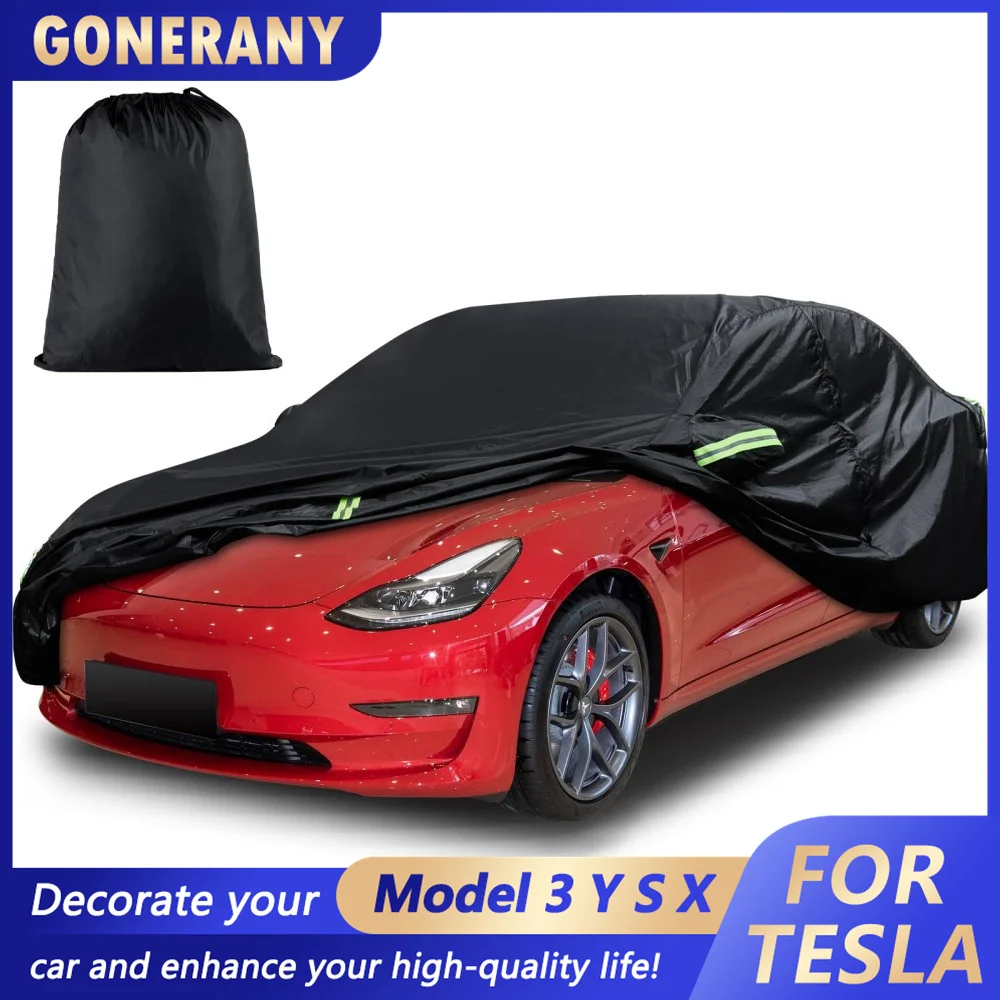 For Tesla Model Y 3 Car Cover 20-2024 Waterproof All Weather Full Exterior Cover - £50.15 GBP