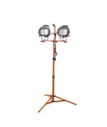 HDX Dual Light Head 1200-Watt Halogen Tripod Work Light with Extended Tr... - $37.83