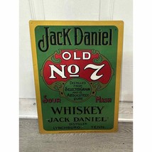 Jack Daniels Metal Sign Old No 7 Brand Tennessee Whiskey 17 x 11 Bar Man Cave - £22.34 GBP