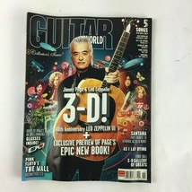 2011 Guitar World Magazine Jimmy Page &amp; Led Zeppelin 3-D! Santana Epic New Book! - £10.60 GBP