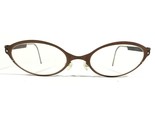 Lindberg Eyeglasses Frames Mod. 5100 Matte Copper Strip Titanium 49-19-130 - £179.04 GBP