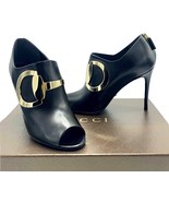 Authentic Womens Black Gucci Ankle Boots SZ 37 - £470.14 GBP