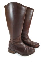 UGG Australia W Seldon 1006038 W/DKC Brown Leather Riding Boots Size 8 - £37.21 GBP