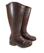 UGG Australia W Seldon 1006038 W/DKC Brown Leather Riding Boots Size 8 - £35.54 GBP