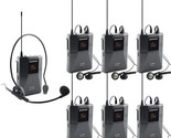 Wireless Headset Microphone System For Tour Guide, Church, Translation, ... - £315.54 GBP