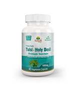 Aushadh Holy Basil Capsules (Tulsi) Stress Balance &amp; Immune Wellness Sup... - $11.99