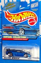 Hot Wheels 2000 Virtual Collection #114 Lamborghini Diablo Blue w/ 5DOTs - £4.75 GBP