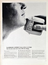 REMINGTON LEKTRONIC II - Shaves without a cord - 1964 Vintage Print Ad - $203.15 MXN