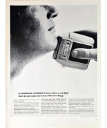 REMINGTON LEKTRONIC II - Shaves without a cord - 1964 Vintage Print Ad - $203.15 MXN