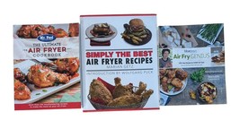 Mr Food Blue Jean Chef &amp; Wolfgang Puck Lot of 3 Air Fryer Cookbooks - $19.79
