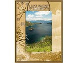 Lake Tahoe California Engraved Wood Picture Frame Portrait (5 x 7) - £24.36 GBP