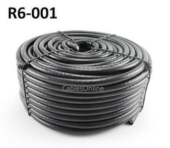 100Ft Rg6/U 18Awg Dual Shielded Bulk Coax Cable, - £39.15 GBP