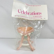Vintage Celebrations By Silversti in Baby crib￼ Doll House Baby Room 2.5” - £7.35 GBP