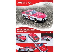 Nissan Fairlady Z (S30) RHD (Right Hand Drive) Red and White with Blue S... - $31.49