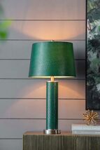 Green Iron Table Lamp For Living Room Elegant Modern Decor - $181.86
