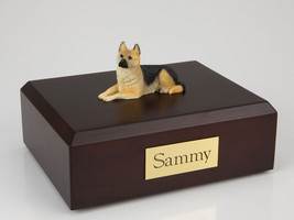 German Shepherd Pet Funeral Cremation Urn Avail in 3 Different Colors &amp; 4 Sizes - £135.57 GBP+