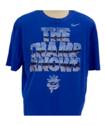dRI fITNike Mens Manny Pacquiao The Champ Knows Blue T Shirt Hyperko Boxing - £78.88 GBP