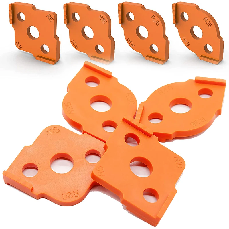 4PCS Radius Router Templates Jig Radius Corners Tming Router Bit Templates R5 R1 - £172.78 GBP