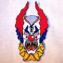 Crazy Clown Embroidered Patch Sew Or Iron P346 Circus Horror Scary Clowns It New - £3.02 GBP